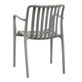 Polypropylene armchair in olive color 53,5x58x80cm.