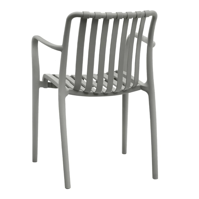 Polypropylene armchair in olive color 53,5x58x80cm.