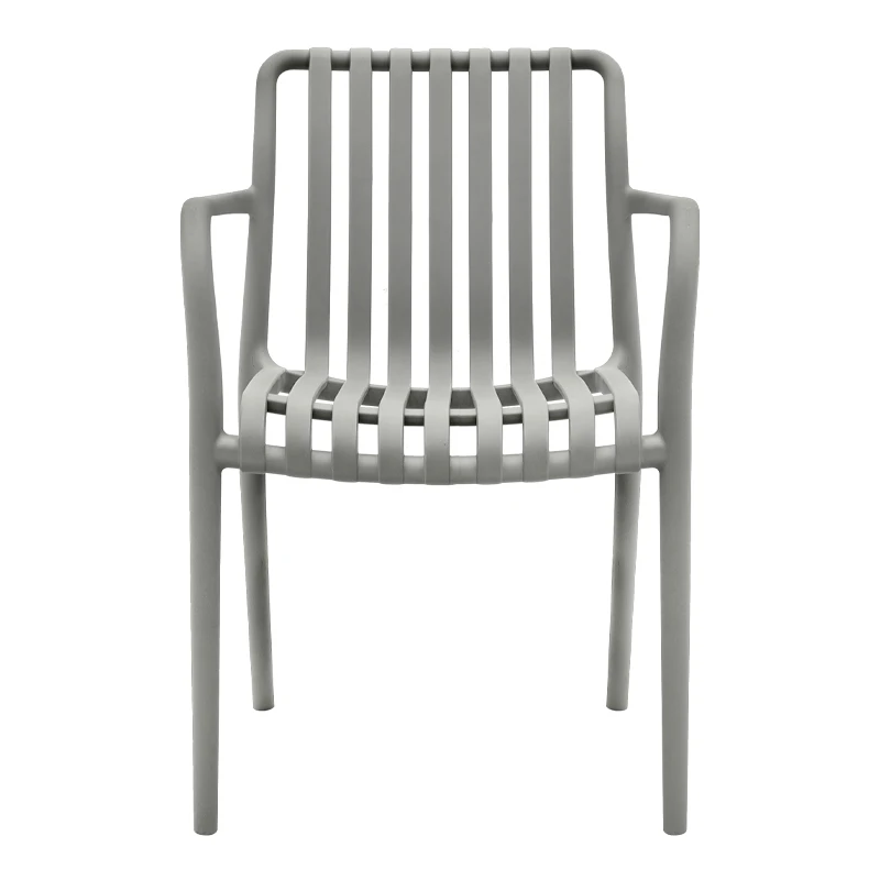 Polypropylene armchair in olive color 53,5x58x80cm.
