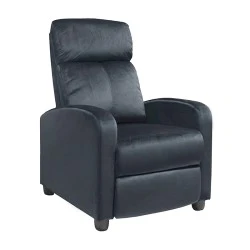 PORTER Armchair Relax Black Velure