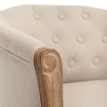 GREY VELVET ARMCHAIR 61X61X71CM