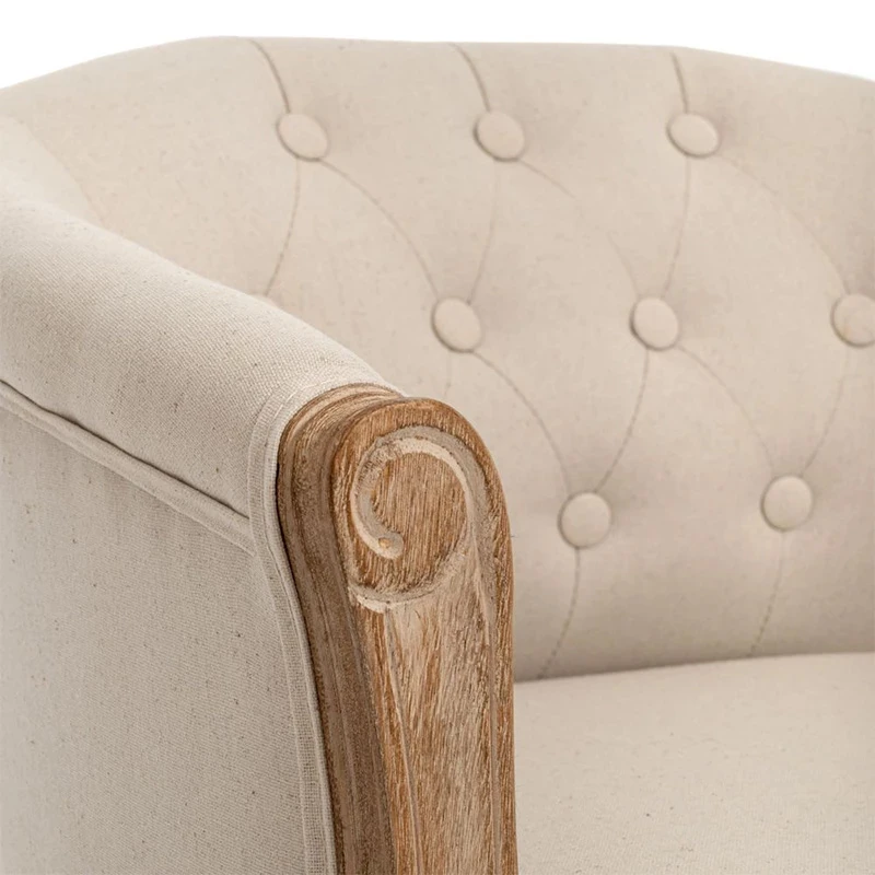 GREY VELVET ARMCHAIR 61X61X71CM