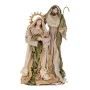 GREEN GOLD HOLY FAMILY FIGURINES 40CM