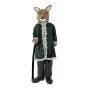 BROWN FOX WITH EMERALD GREEN SUIT 30X36X112CM