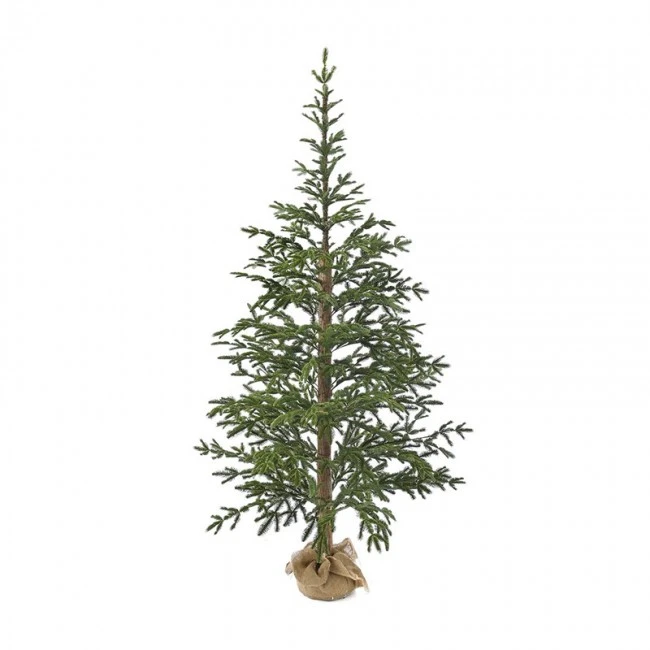 CHRISTMAS GREEN ANGEL PINE 240CM IN JUTE BAG