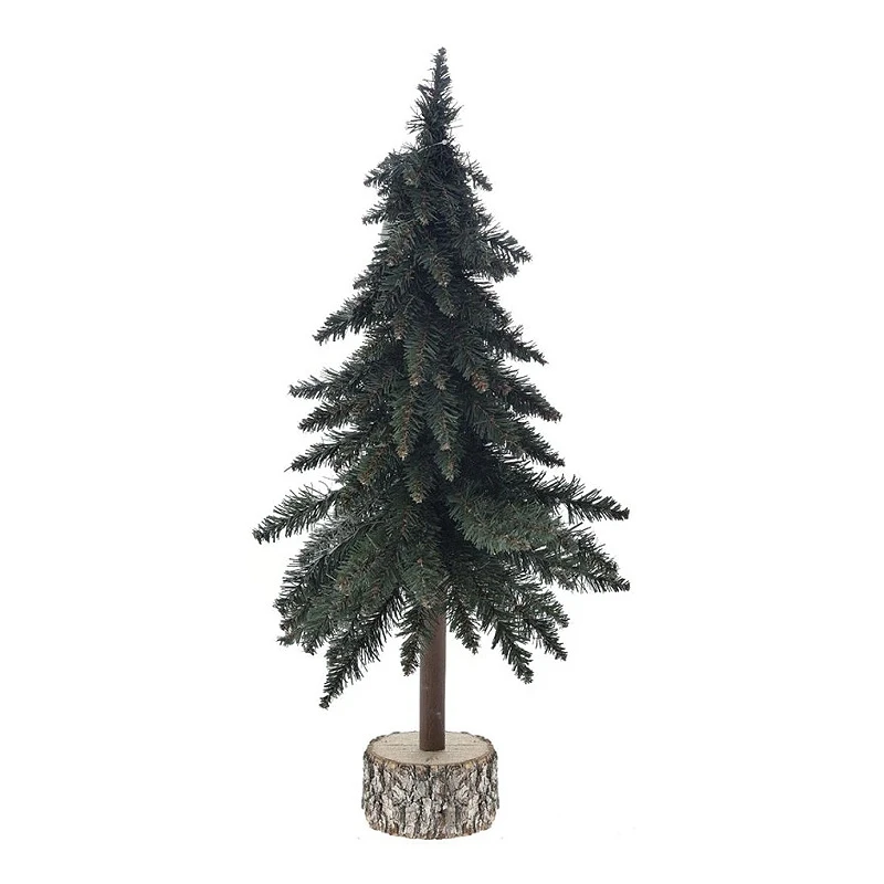 NATURAL TRUNK PINE CHRISTMAS TREE 80CM