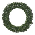 GREEN PVC CHRISTMAS WREATH 120CM
