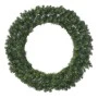 GREEN PVC CHRISTMAS WREATH 120CM
