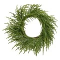 GREEN REAL TOUCH CHRISTMAS WREATH D70CM