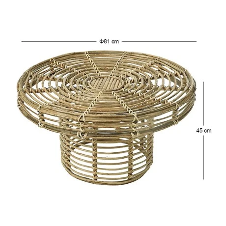 ΨΑΘΙΝΟ BAMBOO ΤΡΑΠΕΖΙ 81x81x45EK