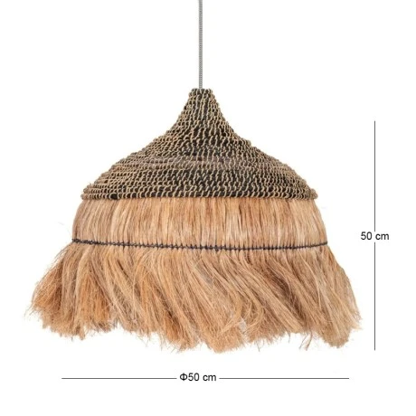 RATTAN CEILING LIGHT 50X50X50CM