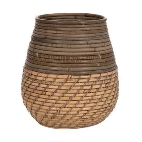 DECO RATTAN POT D17x24CM