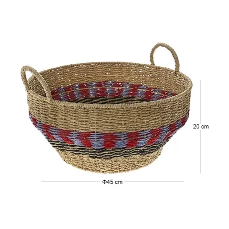 ΨΑΘΙΝΟ ΚΑΛΑΘΙ ETHNIC STYLE Φ45x20EK