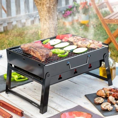 BearBQ Innovagoods folding - portable charcoal grill 41x20x28cm.