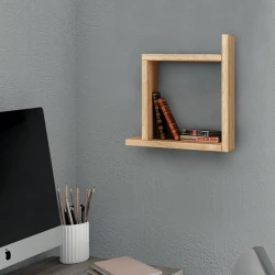 Ραφιέρα τοίχου Box Megapap χρώμα sapphire oak 30x22x30εκ. Ραφιέρα τοίχου Box Megapap χρώμα sapphire oak 30x22x30εκ.