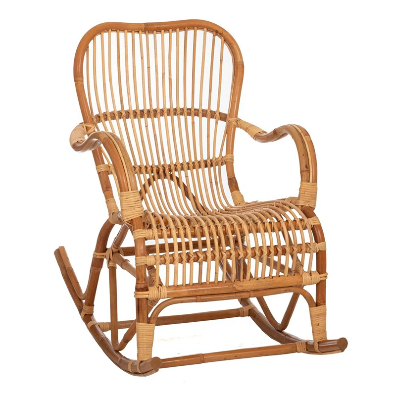RATTAN ROCKING ARMCHAIR 62X107X93CM