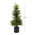 REAL TOUCH CHRISTMAS TREE 120CM IN BLACK POT