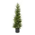 REAL TOUCH CHRISTMAS TREE 180CM IN BLACK POT