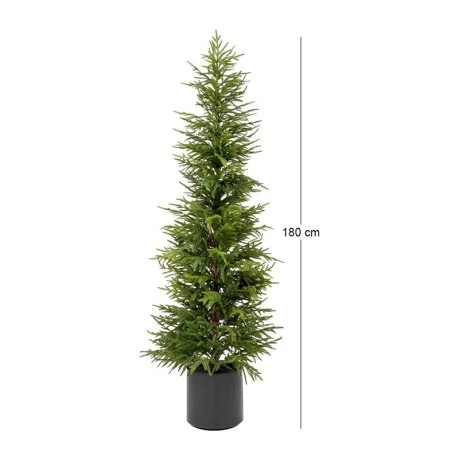 REAL TOUCH CHRISTMAS TREE 180CM IN BLACK POT