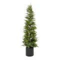 REAL TOUCH CHRISTMAS TREE 210CM IN BLACK POT