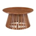 RIM Coffee Table D80x43cm Solid Wood Acacia Natural Finish