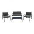 RIVIAN Set (4pcs) Metal Dark Grey/Cushions Grey