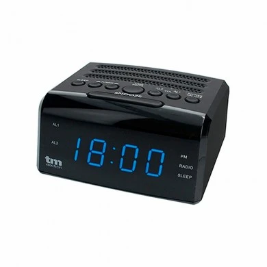Clock - Radio LED color black 0.5W
