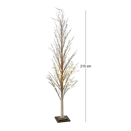 PINK BIRTCH TREE 210CM WITH 237 LED LIGHTS