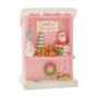 XMAS RESIN PINK CANDY SHOP 17X11X24CM
