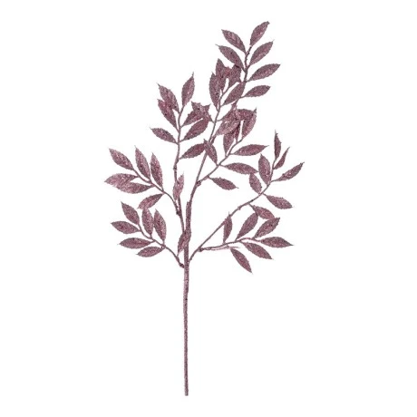 ROSE GOLD GLITTER FERN STEM 80CM