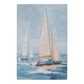 SAIL BOATS ΠΙΝΑΚΑΣ ΤΥΠΩΜΕΝΟΣ ΣΕ ΚΑΜΒΑ 80Χ120ΕΚ