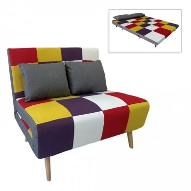 SARA PATCHWORK ΥΦΑΣΜΑ ΚΑΝΑΠΕΣ/ΚΡΕΒΑΤΙ 134Χ80εκ.