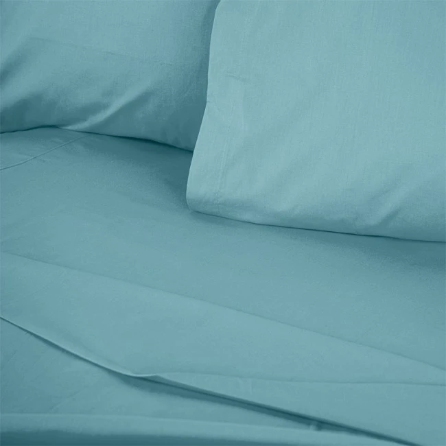 Σεντόνι Tonne Cotton Box Διπλό (240x260) χρώμα μέντα