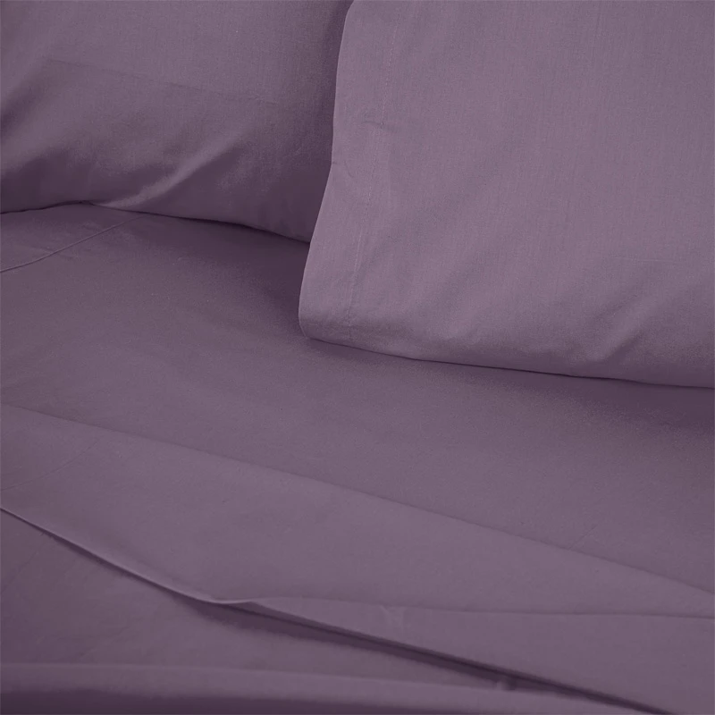 Tonne single flat sheet in dusty rose color (180x240)