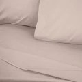 Tonne single flat sheet in beige color (180x240)