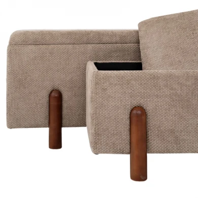 ΣΕΤ 2 ELEPHANT ΣΚΑΜΠΟ-ΜΠΑΟΥΛΟ ΜΑΚΡΟΣΤΕΝΟ ΜΕ ΞΥΛΙΝΑ ΠΟΔΙΑ 110Χ43Χ46ΕΚ 90Χ37Χ40ΕΚ