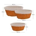 ΣΕΤ 3 ΦΥΣΙΚΟ ΠΑΝΕΡΙ ΜΕ ΥΦΑΣΜΑ A:45X20 B:40X19 C:35X18 ΕΚ
