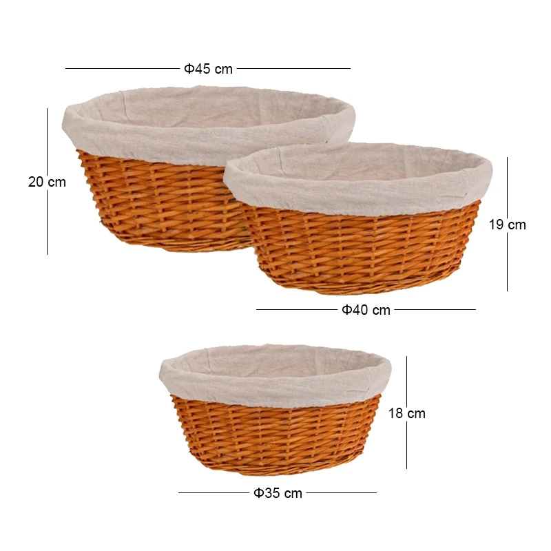 ΣΕΤ 3 ΦΥΣΙΚΟ ΠΑΝΕΡΙ ΜΕ ΥΦΑΣΜΑ A:45X20 B:40X19 C:35X18 ΕΚ