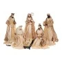 XMAS SET 6 RESIN NATIVITY FIGURINES IN GOLD COLOR 40CM