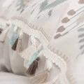 Asilo Duvet cover set 4 pcs Double 200x220 brown - white color