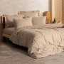 Σετ παπλωματοθήκη Plaid Cotton Box 3 τμχ Μονή (160x220) χρώμα mink