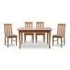 Dining set Belfast Megapap 5 pcs solid wood - MDF extendable table 150/200x89x78cm.