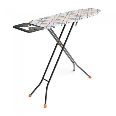 KUMTEL MM420 metallic ironing board in back color 33x105x73-93cm.