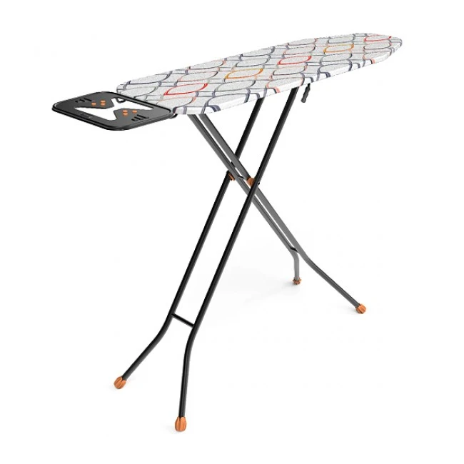 KUMTEL MM420 metallic ironing board in back color 33x105x73-93cm.