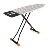 KUMTEL MM470 metallic ironing board in anthracite color 124x43x98cm.