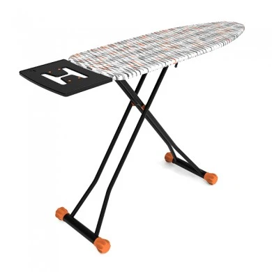 KUMTEL MM470 metallic ironing board in anthracite color 124x43x98cm.