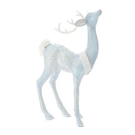 ICE BLUE DEER 50X37X95CM