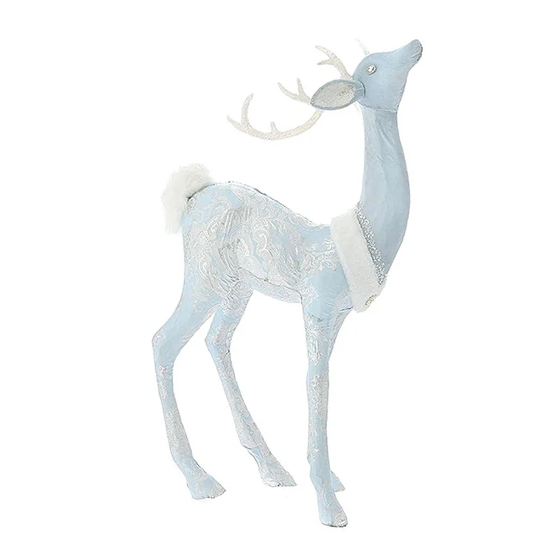 ICE BLUE DEER 50X37X95CM
