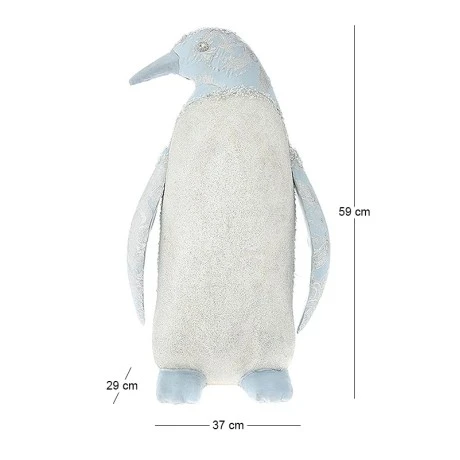 ICE BLUE PENGUIN 37X29X59CM
