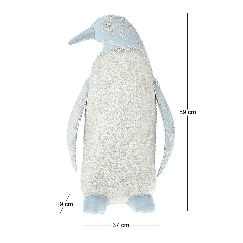 ICE BLUE PENGUIN 37X29X59CM